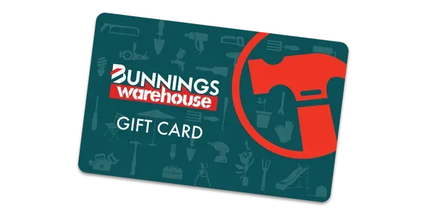 Tasbuilt hire bunnings warehouse gift card