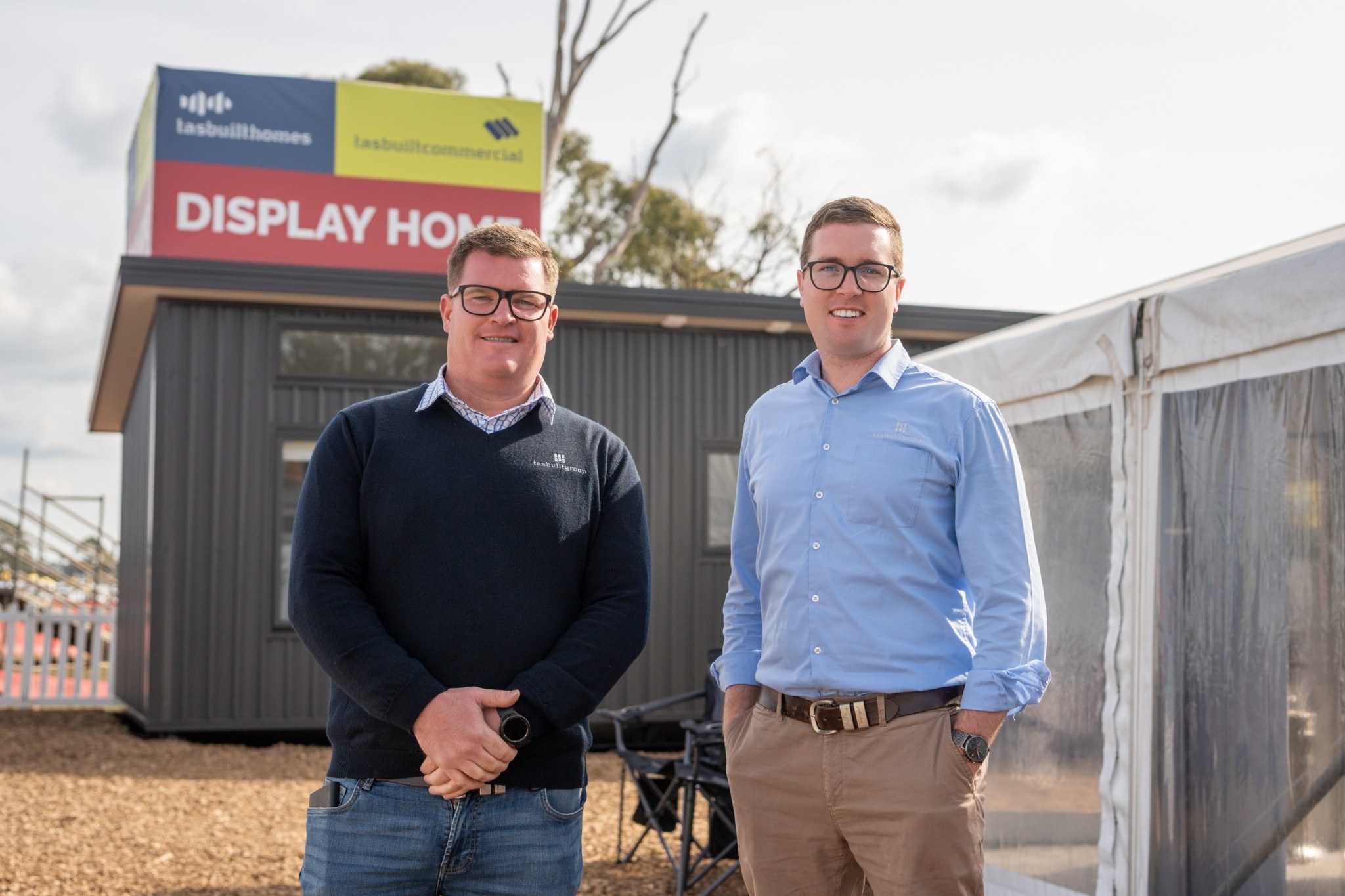 Tasbuilt Hire representatives at Agfest 2025