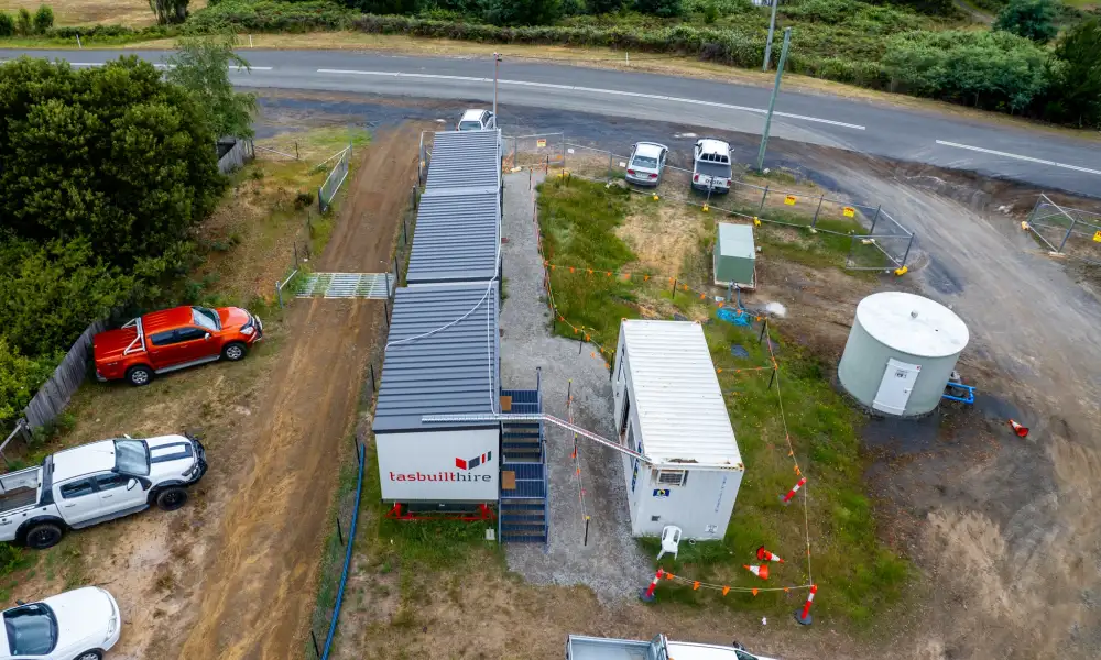 Tasbuilt hire fentonbury project site full setup 7