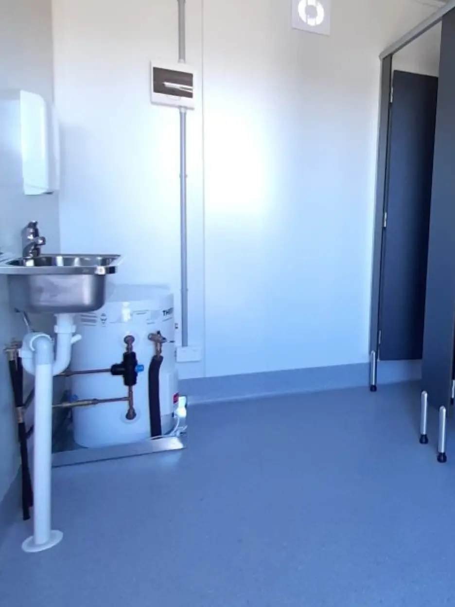 Tasbuilt hire features sink