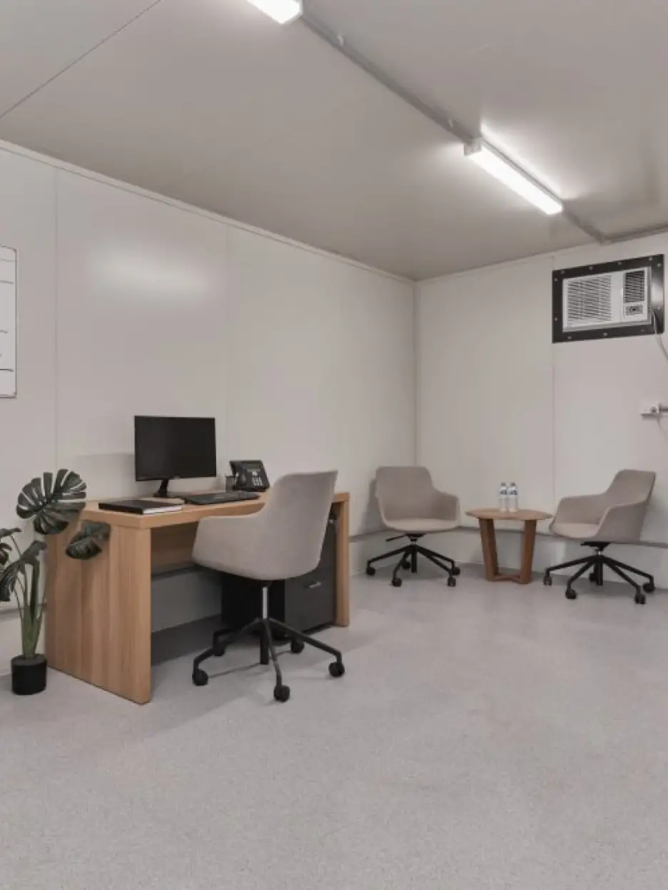 Tasbuilt hire site office desk