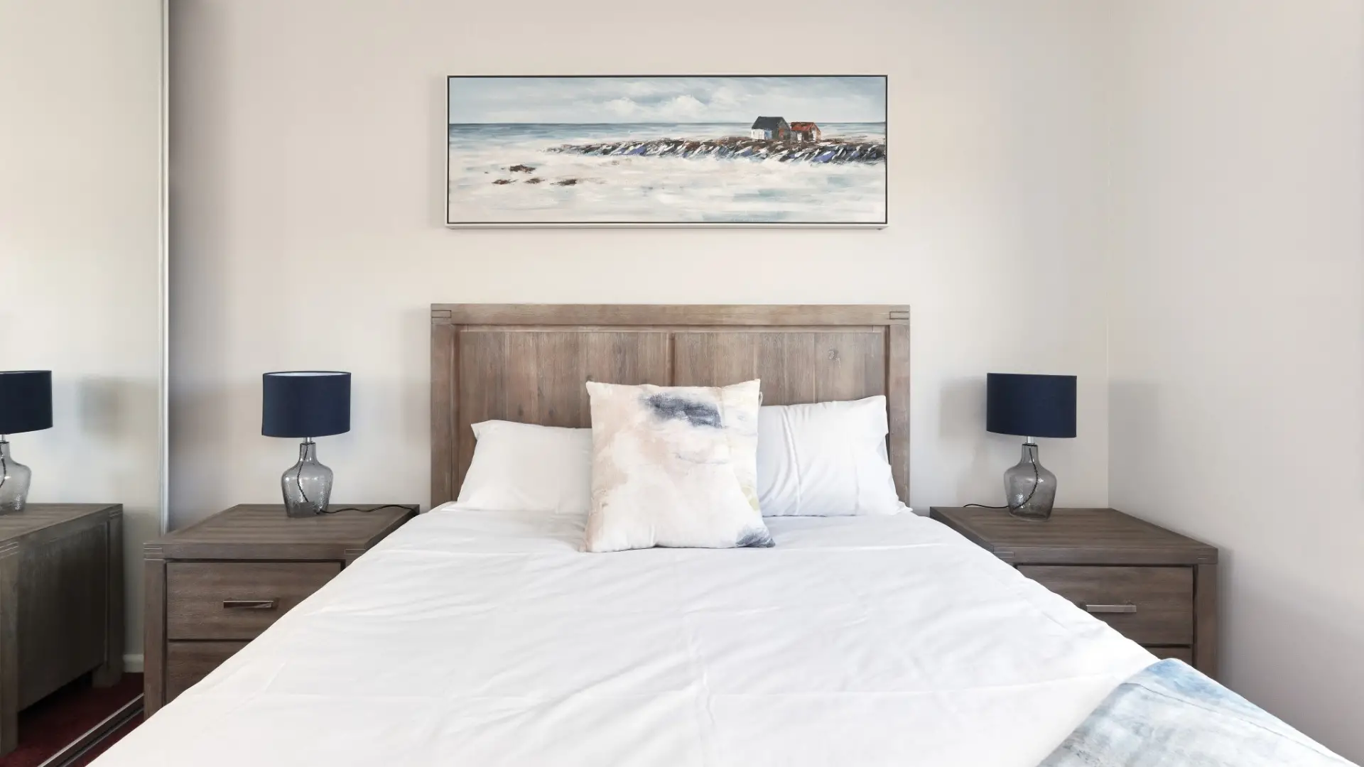 Modern Main Bedroom in modular home