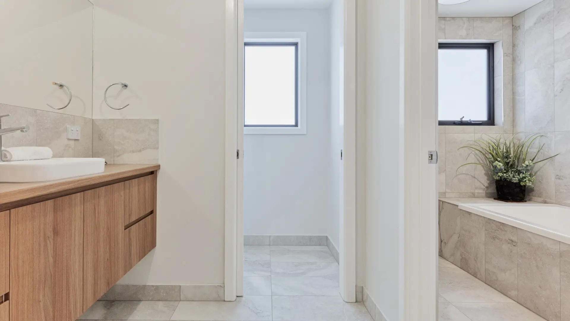 Main Bathroom with separate toilet room