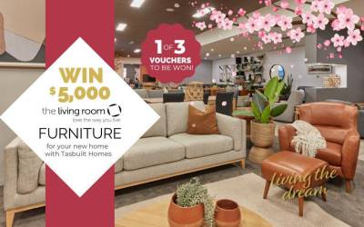 WIN $5,000 worth of furniture for your new home with Tasbuilt Homes