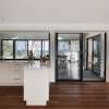 Double glazed windows with open plan living