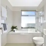 Ensuite with a view from the bath