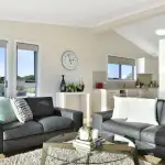 Living and kitchen in Tasbuilt home