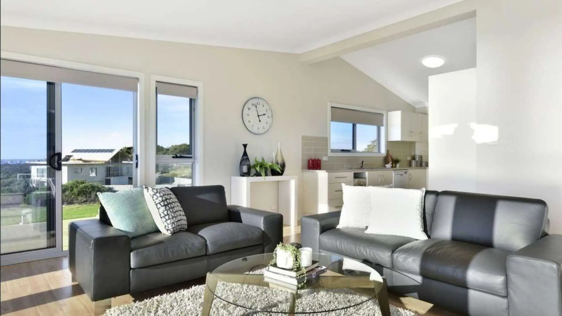 Living and kitchen in Tasbuilt home