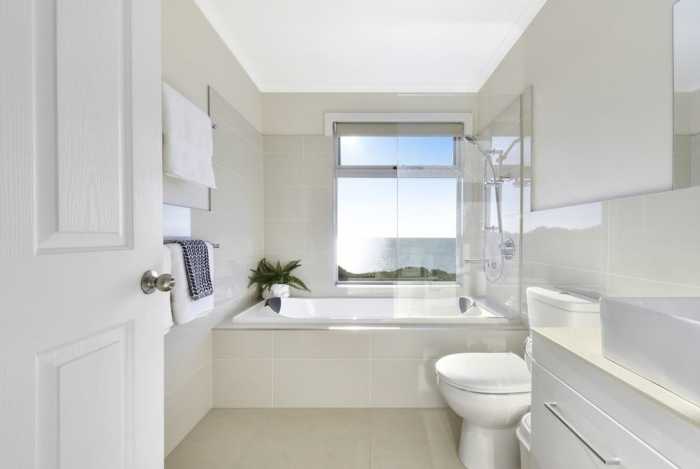 Ensuite with a view from the bath