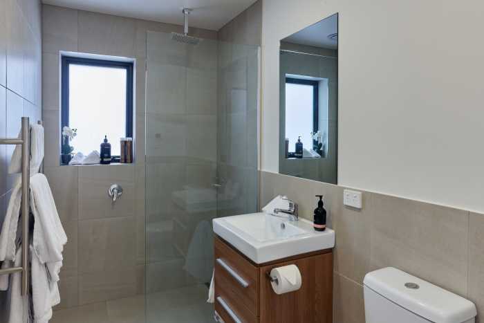 Compact Bathroom with Heated Towel Rail