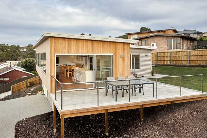 Modern Prefab Home with Large Deck