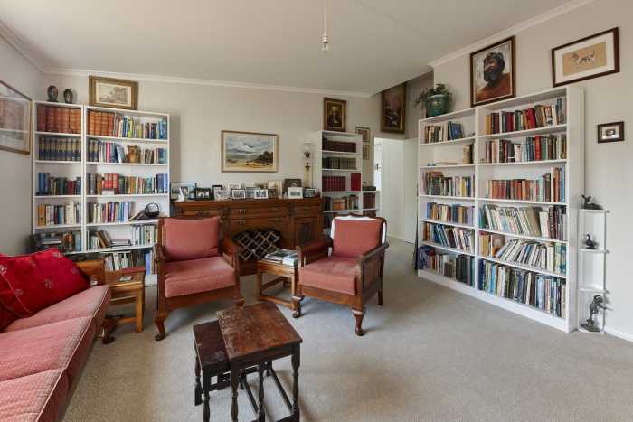 Unique Living and Library Room