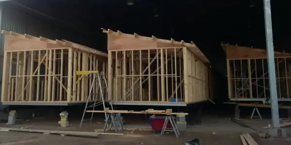5 new Cabins are now under construction for the Big4 Launceston Holiday Park