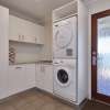 laundry fit out with glass door