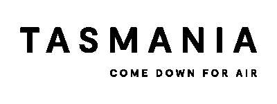 Tourism Tasmania Campaign Logo White